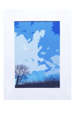 Winter Blue Sky Print