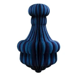 Indian Recycled Paper Decoration – Navy Blue