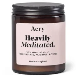 Heavily Meditated Scented Jar Candle -Household Decoration Shop Aery Living Heavily Meditated Jar Candle Cutout Lid Closed