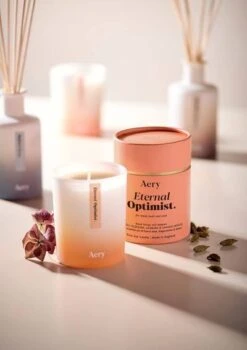Eternal Optimist Scented Candle – 200g -Household Decoration Shop Aery Living eternal optimist scented candle lifestyle