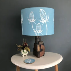 Teasel Blue Lampshade – 40cm Diameter