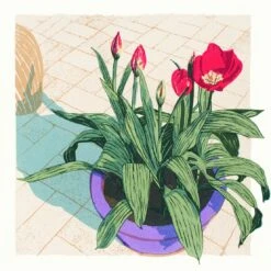 Tulip Screenprint