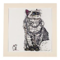 Cat And Mouse Art Print
