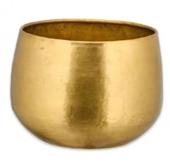 Atsu Brass Planter -Household Decoration Shop Atsu Brass Planter Large Cutout