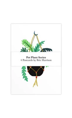 Pot Plant Series Art Postcards- Pack Of 4