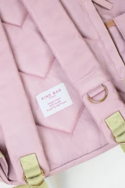 Medium Hackney Sustainable Backpack – Pink 8 Medium Hackney Sustainable Backpack – Pink -Household Decoration Shop Backpack medium pink detail image Kind Bag Co
