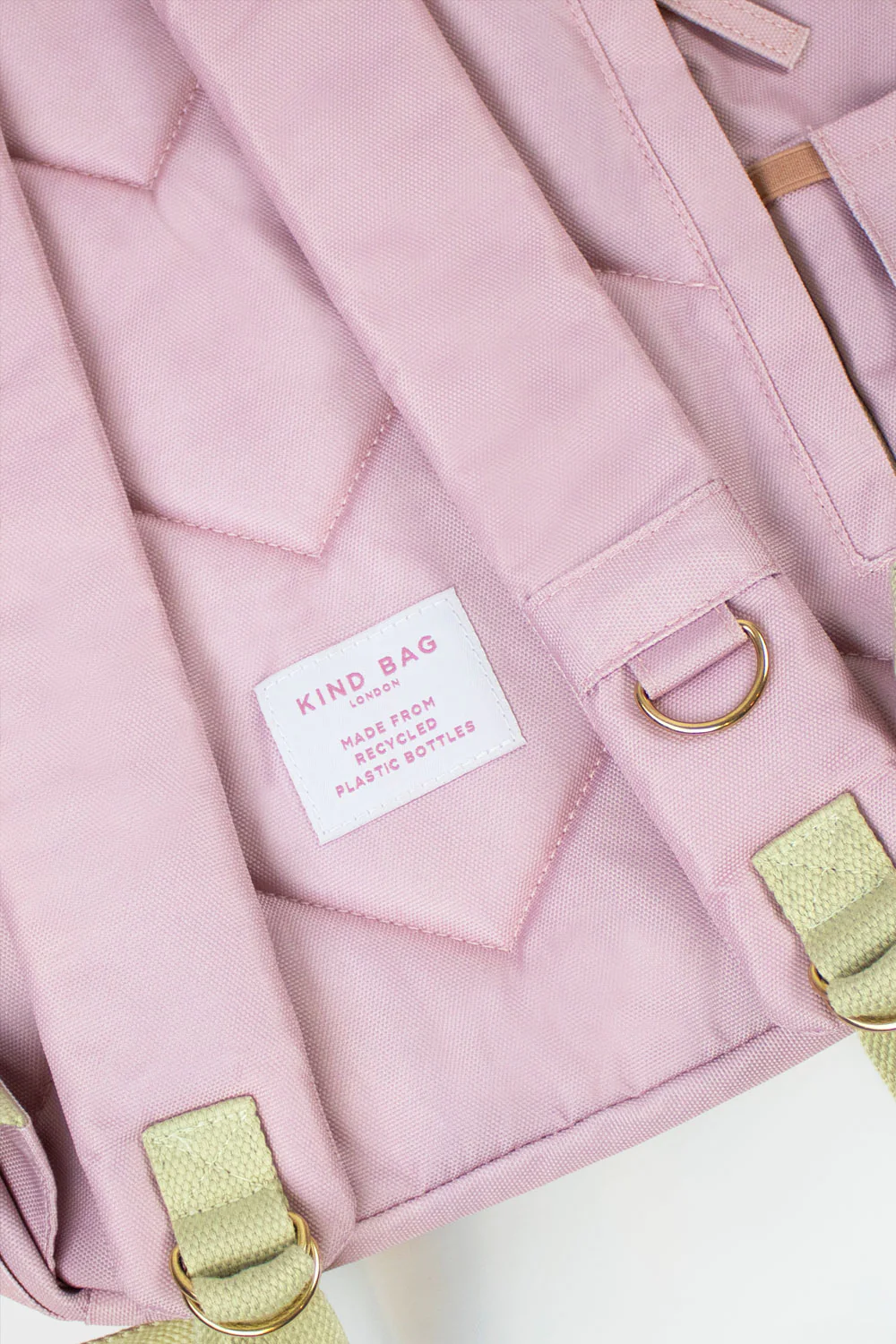 Medium Hackney Sustainable Backpack – Pink 3 Medium Hackney Sustainable Backpack – Pink - Image 3