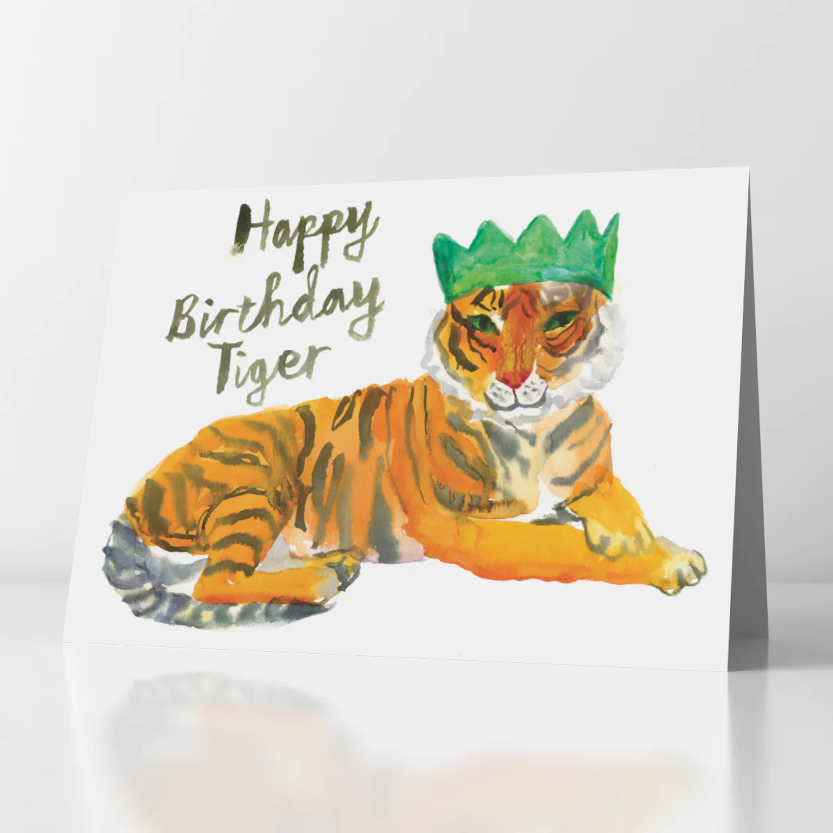 Happy Birthday Tiger Card 2 Happy Birthday Tiger Card - Image 2
