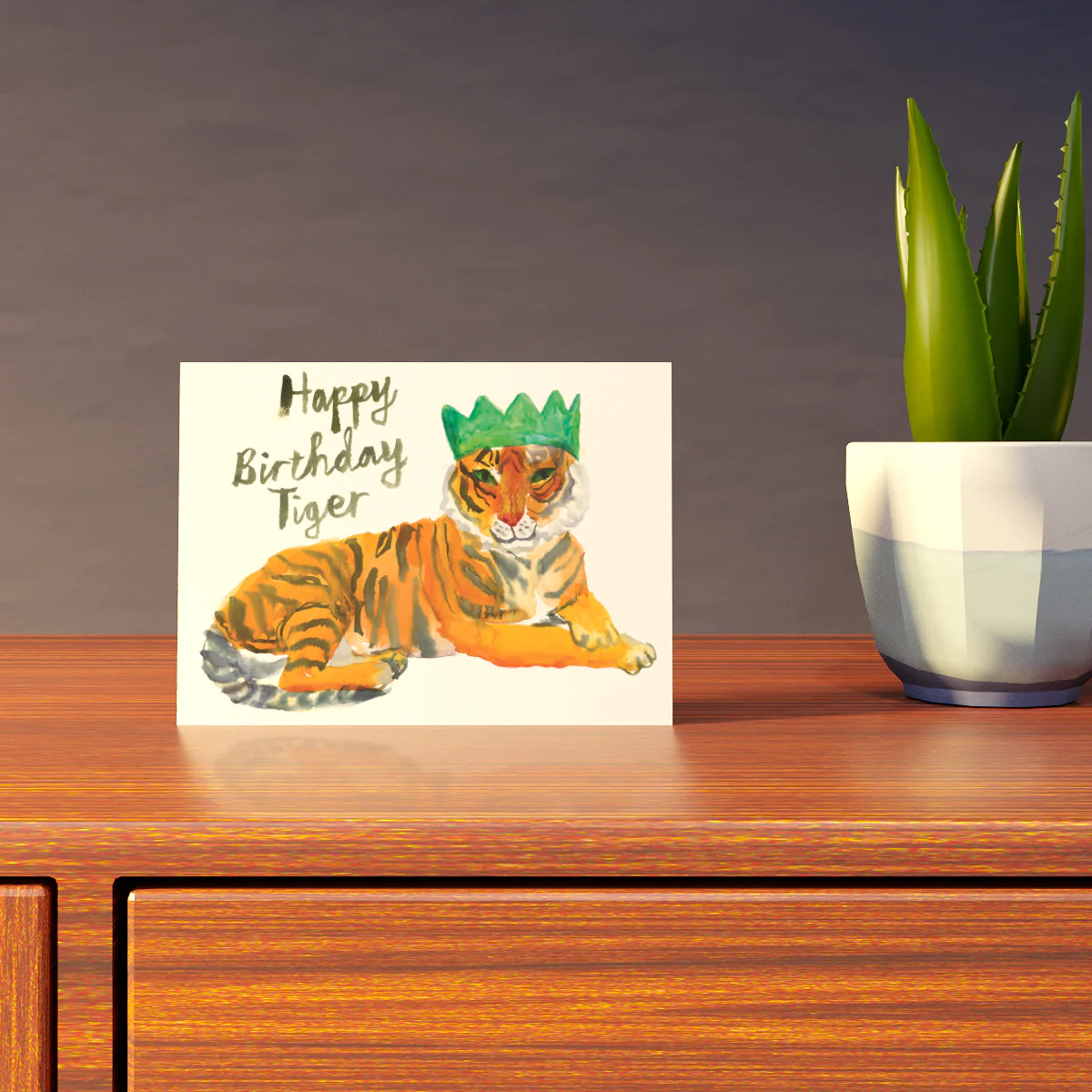 Happy Birthday Tiger Card 4 Happy Birthday Tiger Card - Image 4