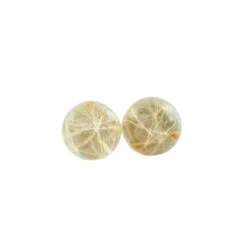 Dandelion Seed Resin Stud Earrings
