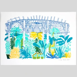 Botanic Garden Risograph A3 Art Print