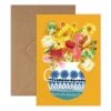 Festival Flowers Greetings Card