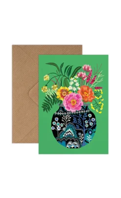 Fleurs Greetings Card