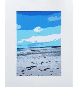 Low Tide Mounted Print