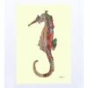 Seahorse Doodle Art Print