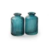 Jazz Bottle Vases Blue – Set Of 2