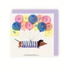 Sausage Dog Birthday Card