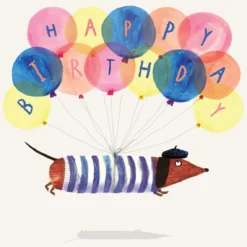 Household Decoration Shop -Household Decoration Shop Charley Rabbit Birthday Sausage Card Close