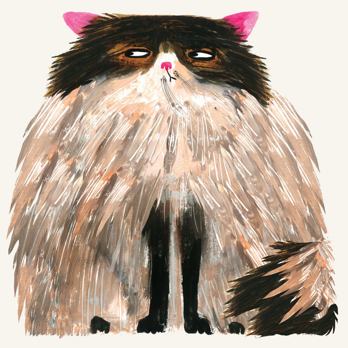 Powder Puff Cat Card 2 Powder Puff Cat Card - Image 2