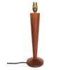 Wick – Large Lamp Base In Utile Wood