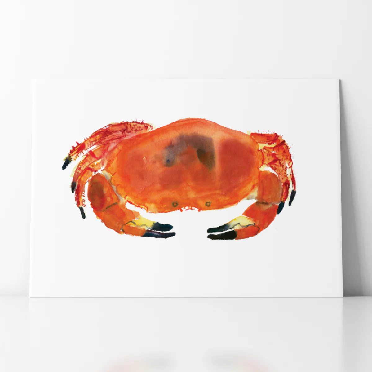 Crab A4 Art Print 2 Crab A4 Art Print - Image 2