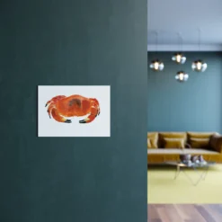 Crab A4 Art Print 9 Crab A4 Art Print -Household Decoration Shop Crab print A3 landscape Rosie Webb5