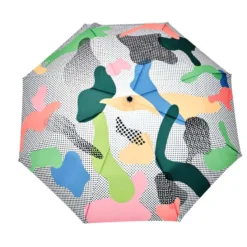 Dots Design Eco-Friendly Compact Umbrella