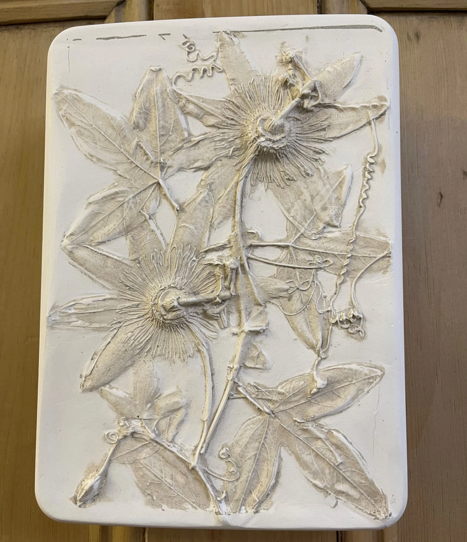 Botanical Plaque – Passion Flower 1 Botanical Plaque – Passion Flower