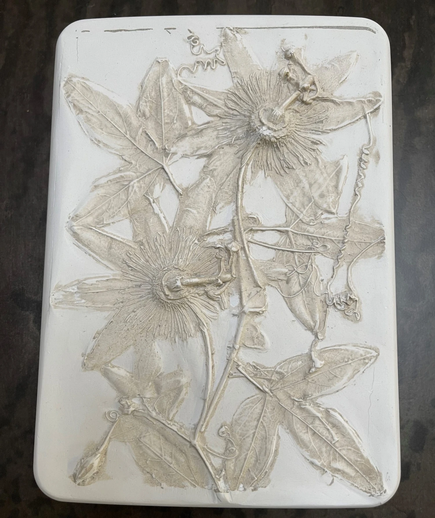 Botanical Plaque – Passion Flower 2 Botanical Plaque – Passion Flower - Image 2