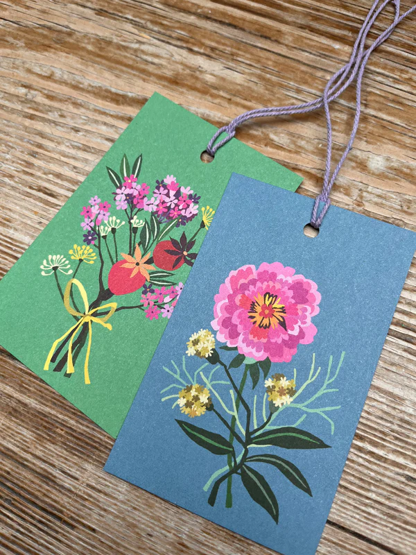 Fleurs Gift Tags Pack Of 6 1 Fleurs Gift Tags Pack Of 6