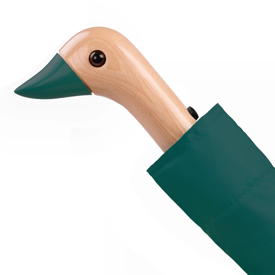 Forest Green Compact Duckhead Umbrella 2 Forest Green Compact Duckhead Umbrella - Image 2