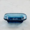 Blue Glass Bijou Soap Dish