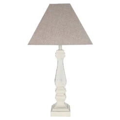 Sophia Table Lamp – French Grey With Shade