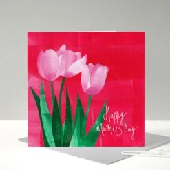 Happy Mother’s Day Pink Tulips Card