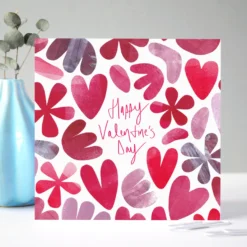 Happy Valentine’s Day Floral Card