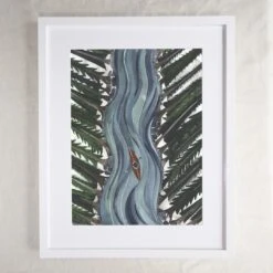 Kayak A4 Art Print