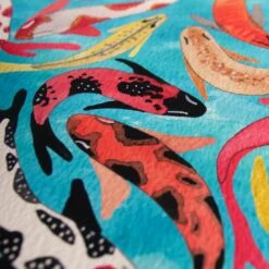 Tropical Koi Carp A4 Art Print 6 Tropical Koi Carp A4 Art Print -Household Decoration Shop Hattie Buckwell Koi Art Print Close