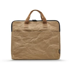 Paper Leather Laptop Case – Dust Brown