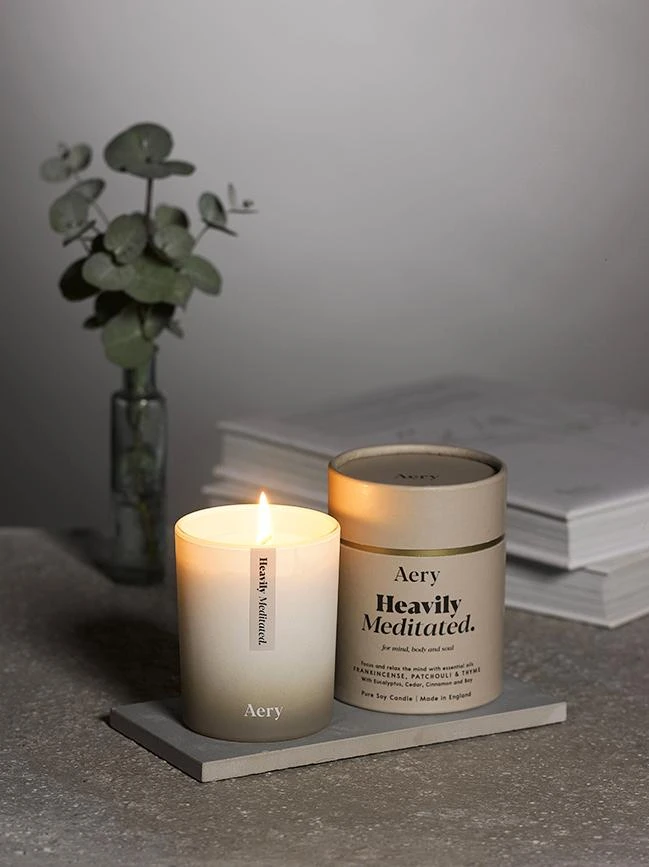 Heavily Meditated Aromatherapy Scented Candle 2 Heavily Meditated Aromatherapy Scented Candle - Image 2