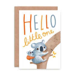 Hello Little One Greetings Card