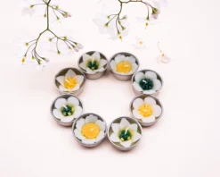 White Flower Scented Tealights -Household Decoration Shop IMG 0283