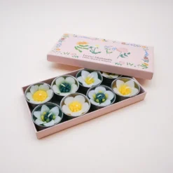 White Flower Scented Tealights