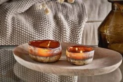 Janka Glass Tealights – Amber – Set Of 2 6 Janka Glass Tealights – Amber – Set Of 2 -Household Decoration Shop IMG 0390