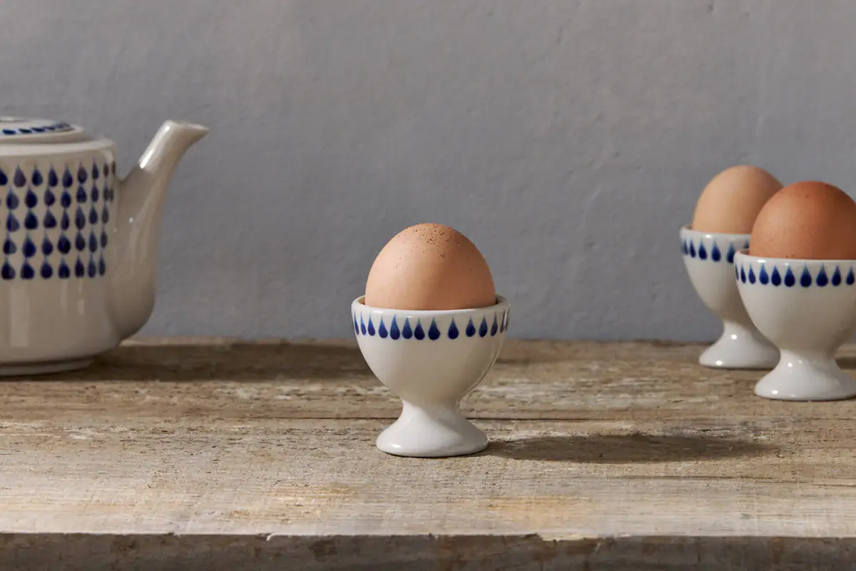 Indigo Drop Egg Cups – Set Of 2 3 Indigo Drop Egg Cups – Set Of 2 - Image 3