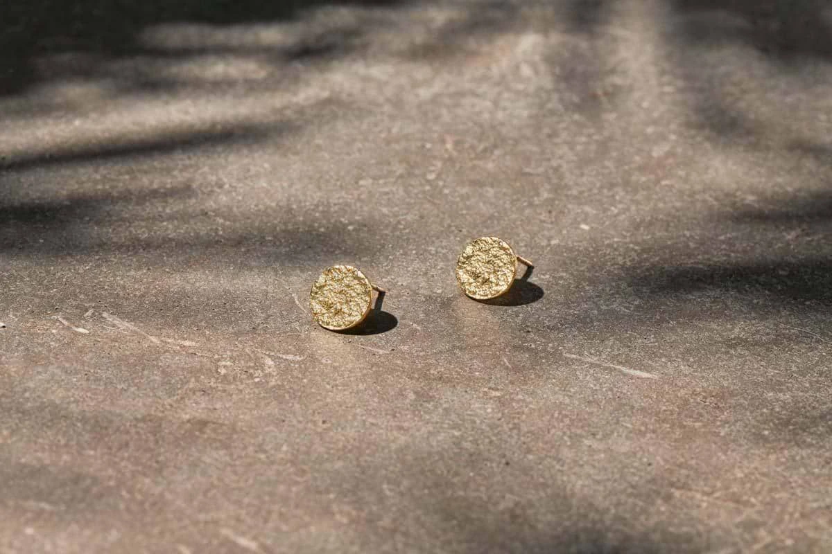 Karnataka Disc Stud Earrings 1 Karnataka Disc Stud Earrings