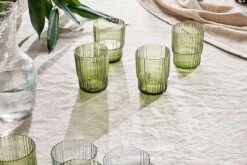 Fali Tumbler Glass Olive – Set Of 4 7 Fali Tumbler Glass Olive – Set Of 4 -Household Decoration Shop IMG 0427