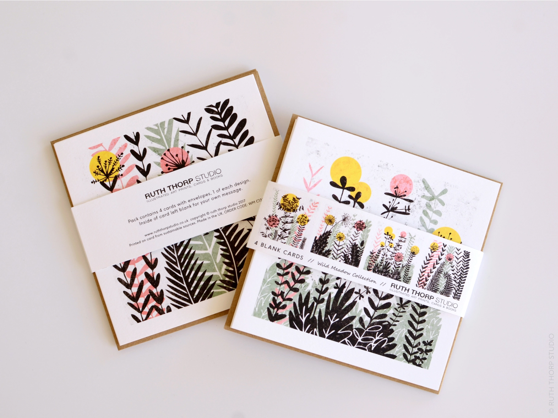 Wild Meadow Collection – Pack Of 4 Cards 5 Wild Meadow Collection – Pack Of 4 Cards - Image 5