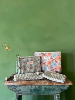 Floribunda Cosmetic Zip Pouch – Lilac -Household Decoration Shop IMG 0581