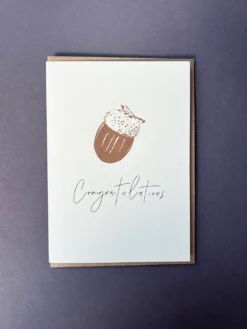Congratulations Acorn Card