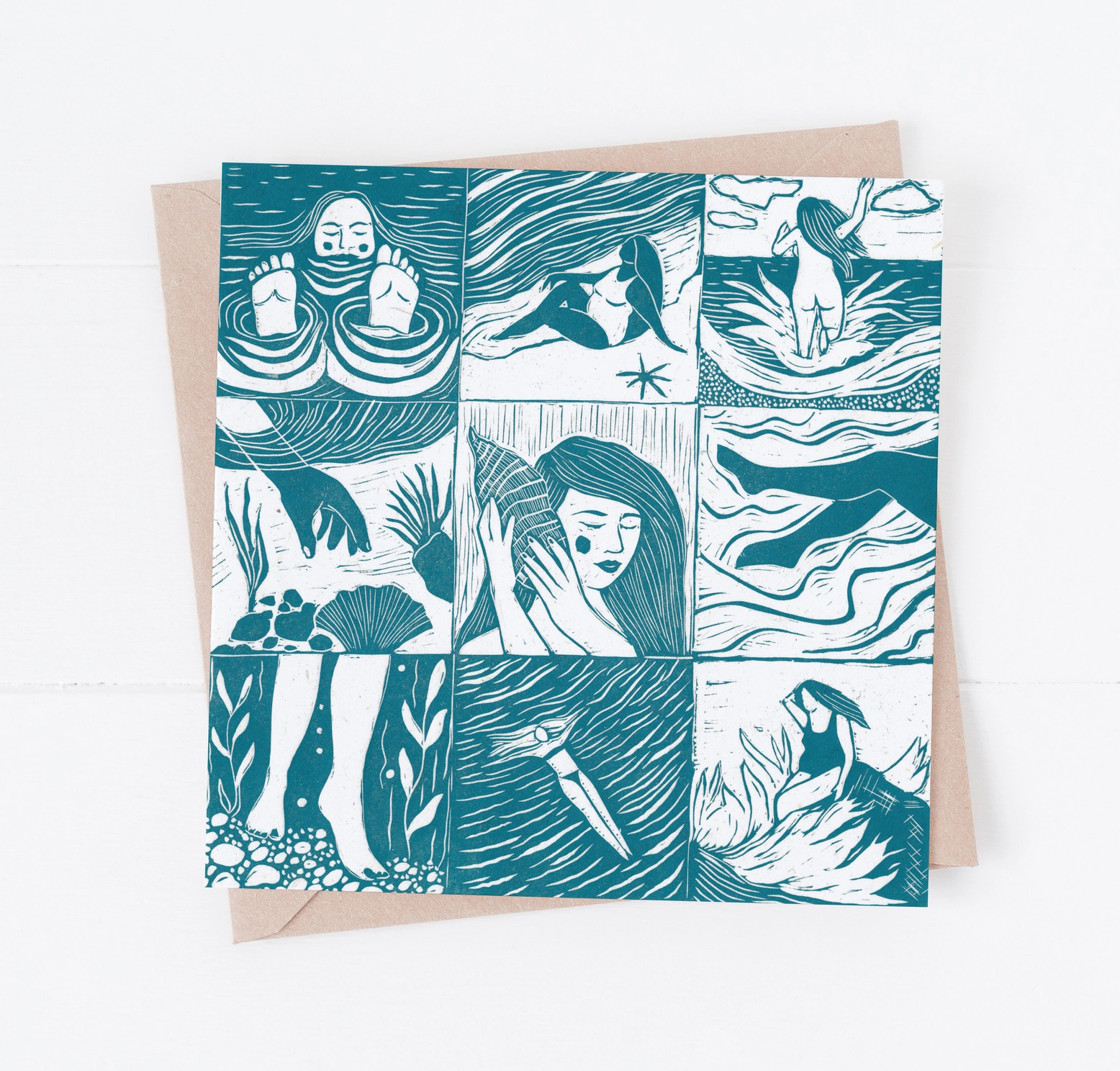 Salt On Skin Greeting Card 1 Salt On Skin Greeting Card